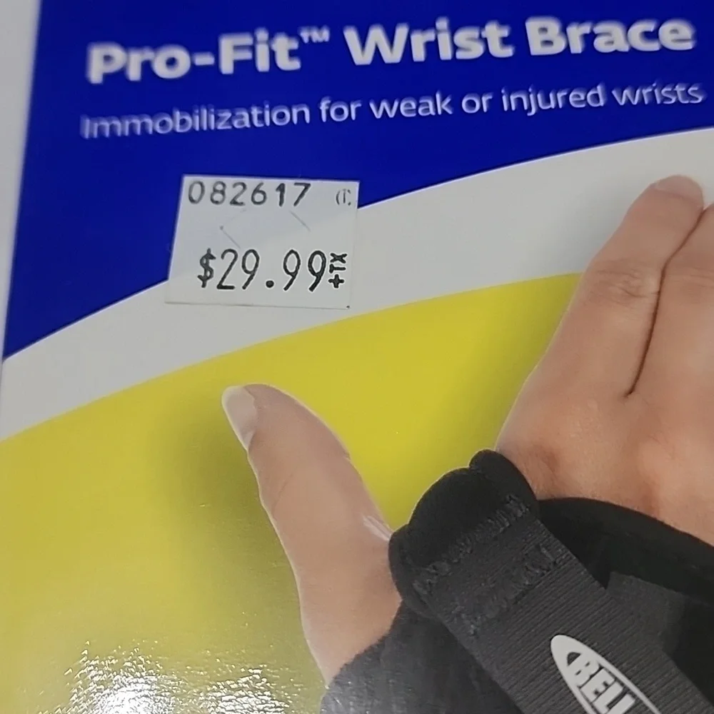 Black Wrist Support Brace